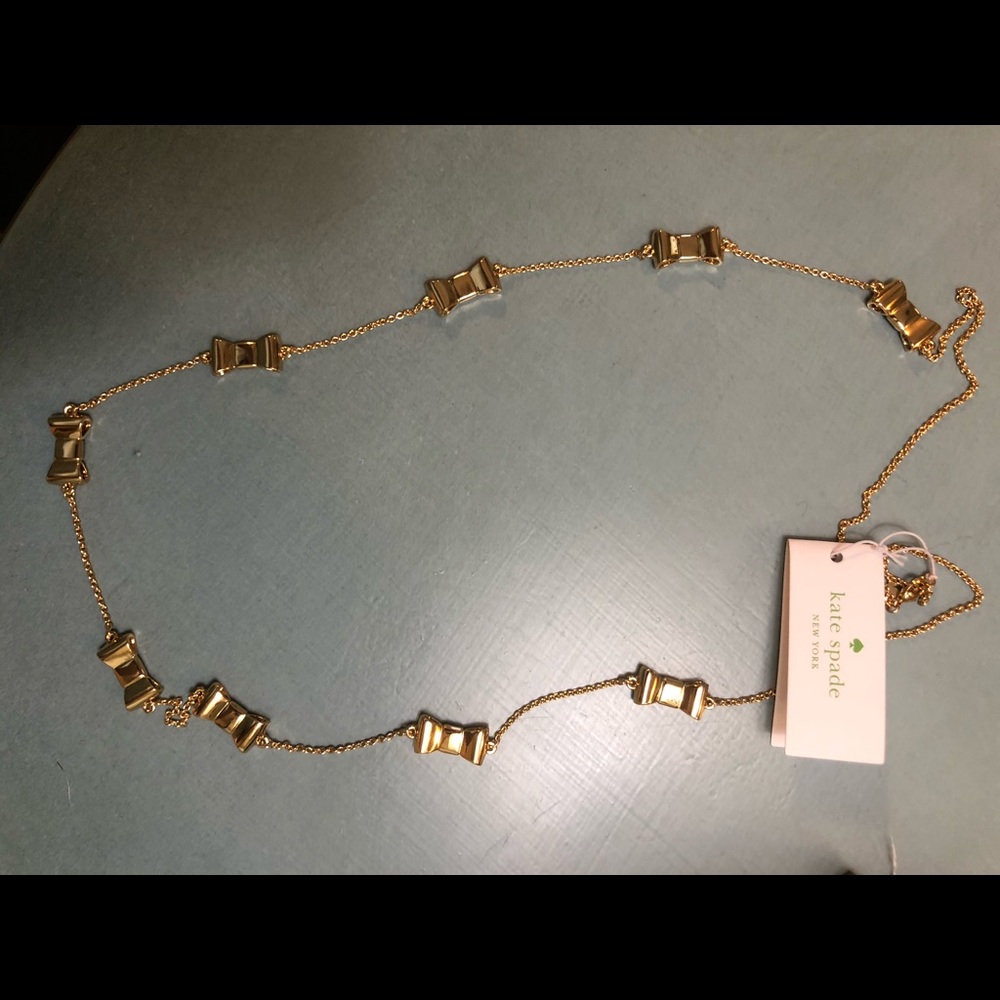 Kate Spade Gold Bow Necklace